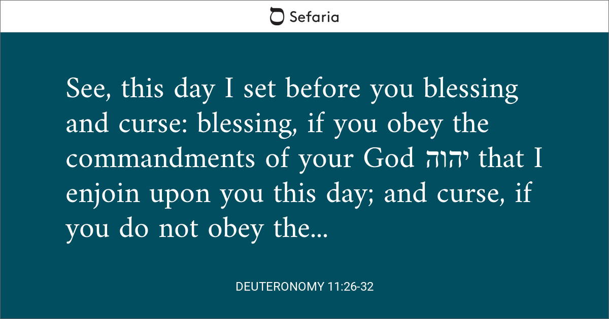 Deuteronomy.11.26-32