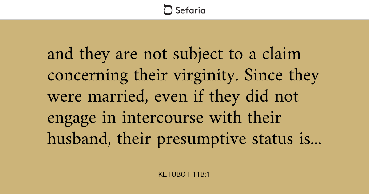 Ketubot 11b:1