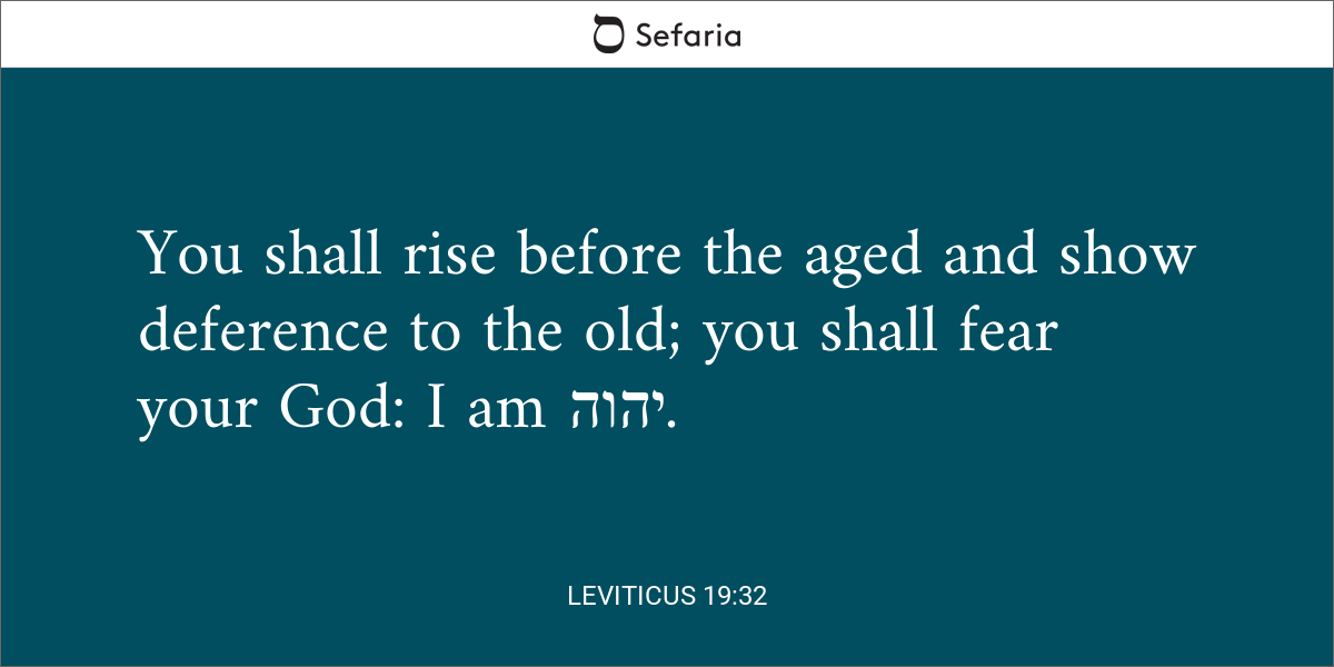 Leviticus 19:32