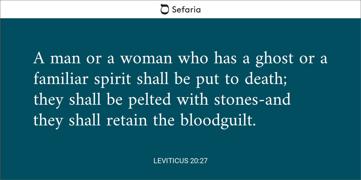 Leviticus 20:27