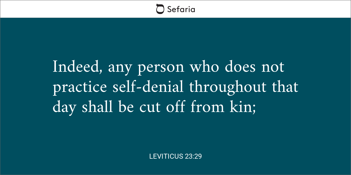 Leviticus 23:29