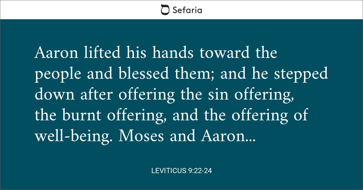 Leviticus.9.22-24