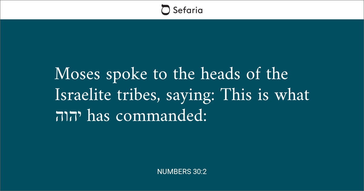 Numbers 30:2