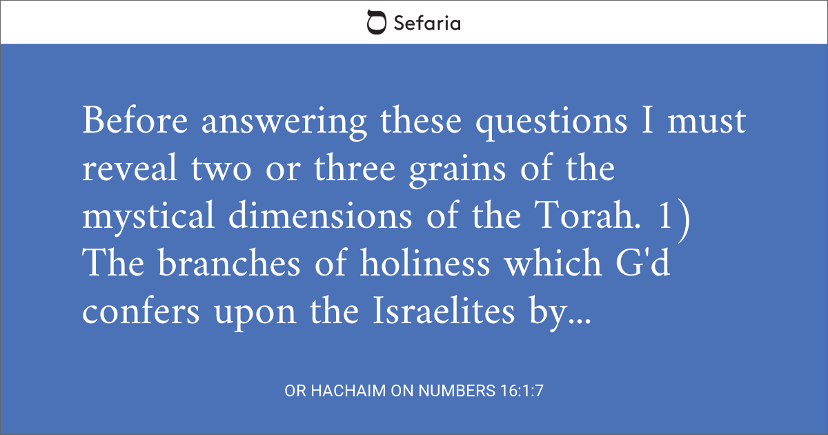 or-hachaim-on-numbers-16-1-7