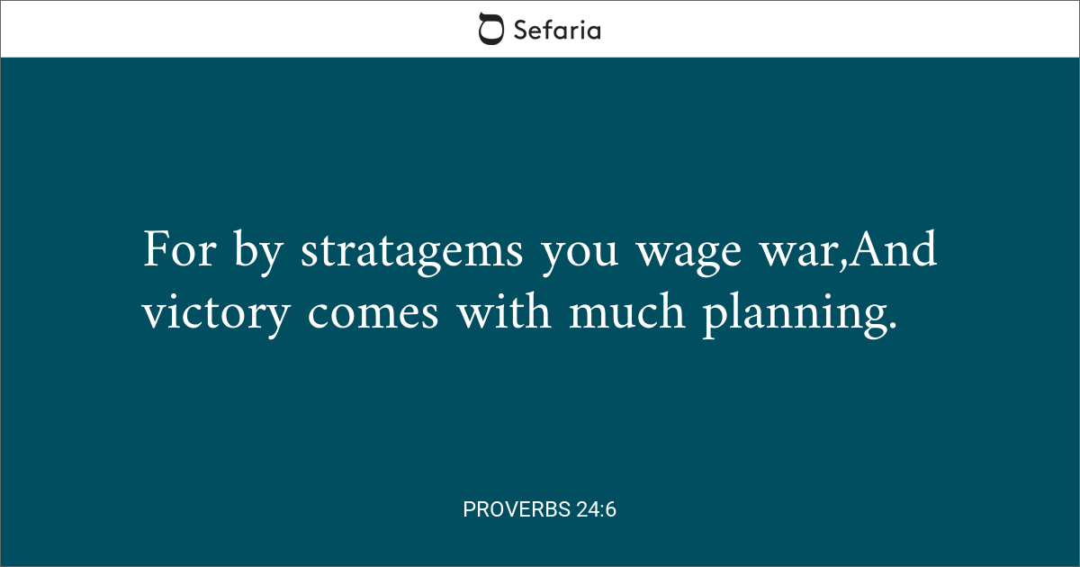 proverbs 24 5 6 tpt