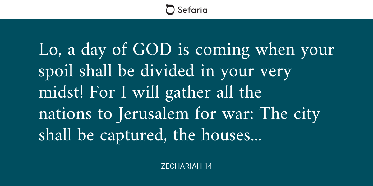 Zechariah 14