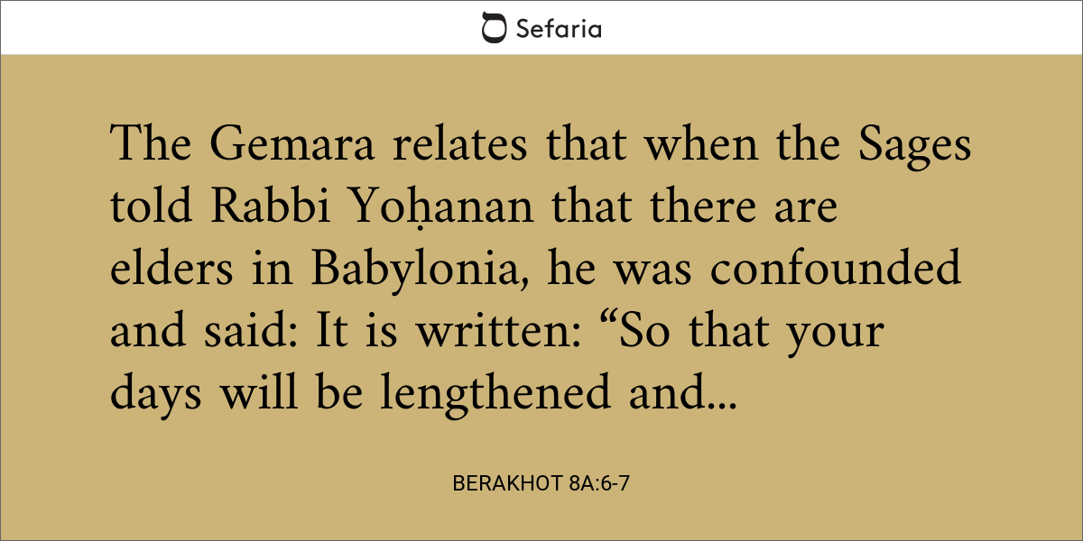 Berakhot 8a:6-7 with Translations