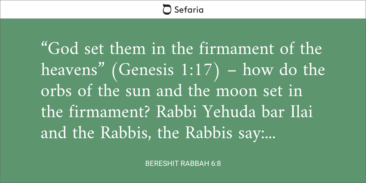 Bereshit Rabbah 6:8