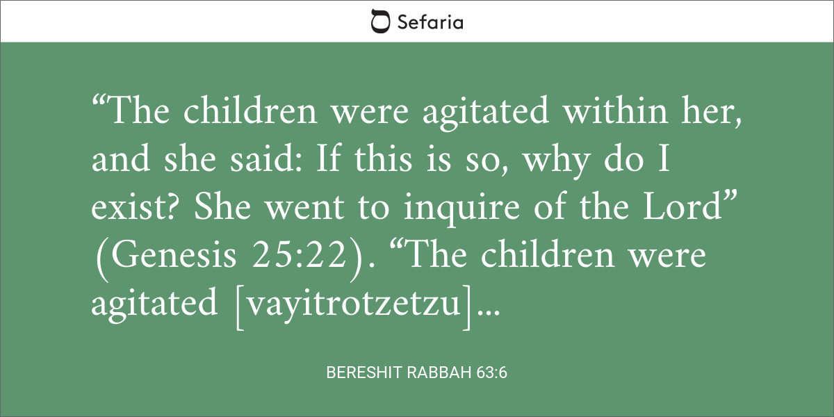 Bereshit Rabbah 63:6