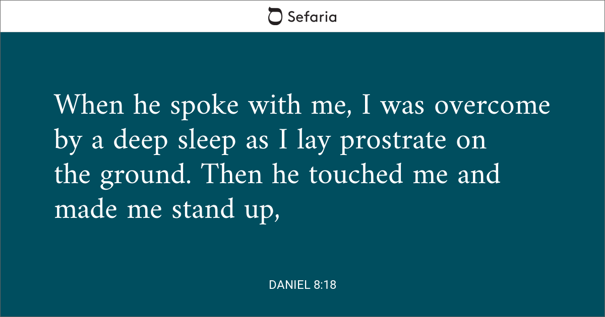 Daniel 8:18