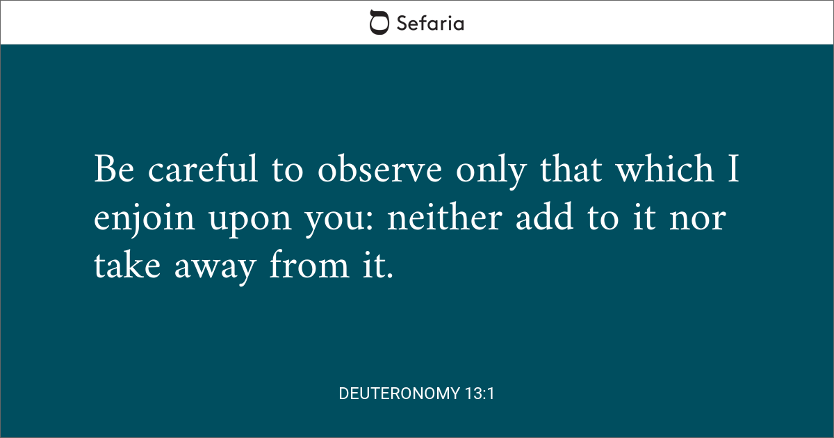 deuteronomy 13 1-3