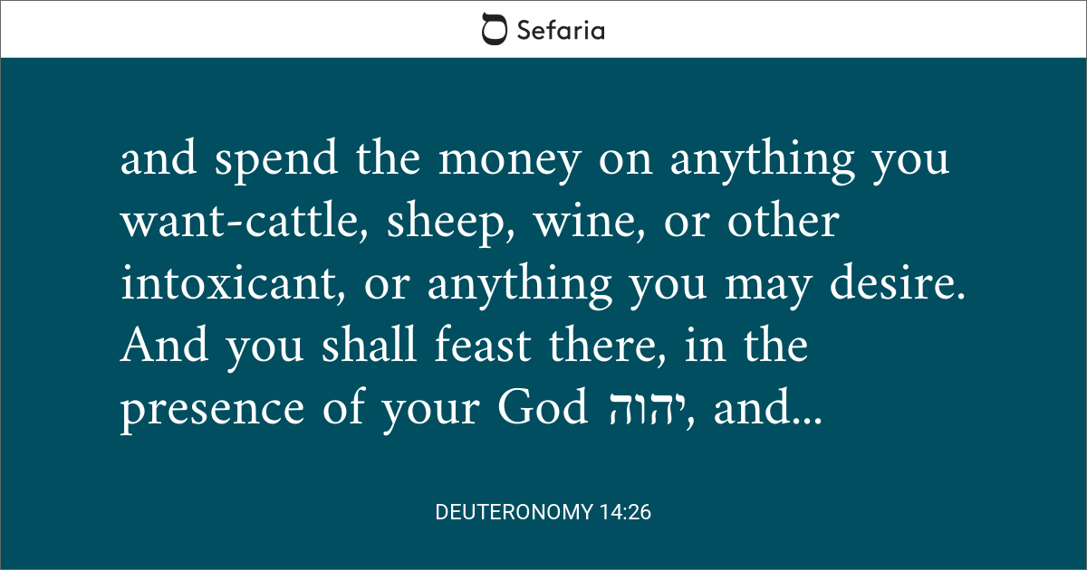 deuteronomy 14 20-26