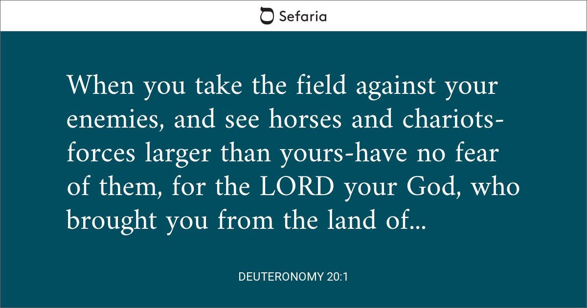 deuteronomy 20 1 4 explained