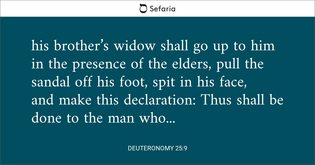 deuteronomy 25 5 9 meaning