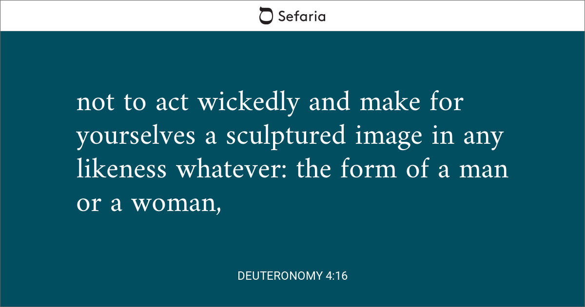 deuteronomy 4 15-16 meaning