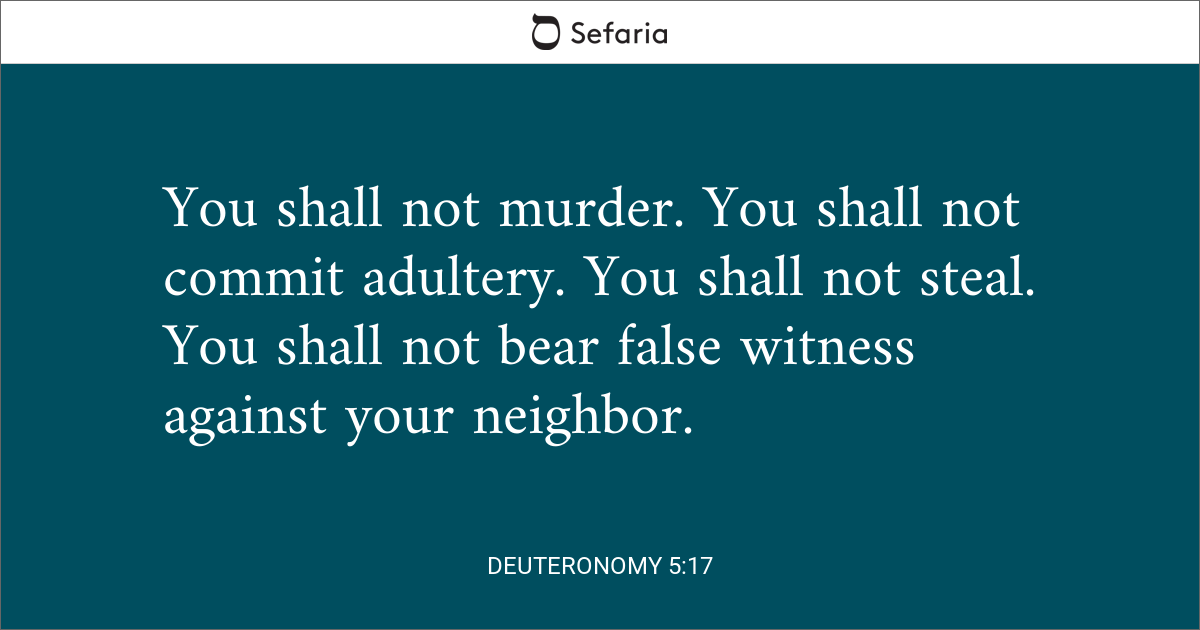 deuteronomy 5 12-17