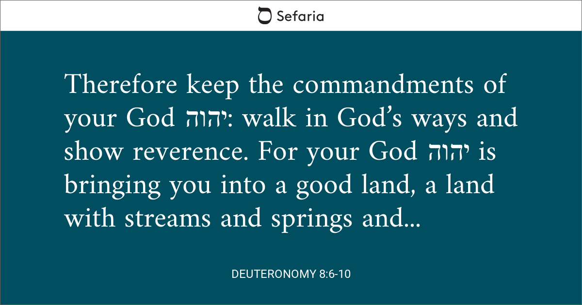 deuteronomy chapter 6 verse 8