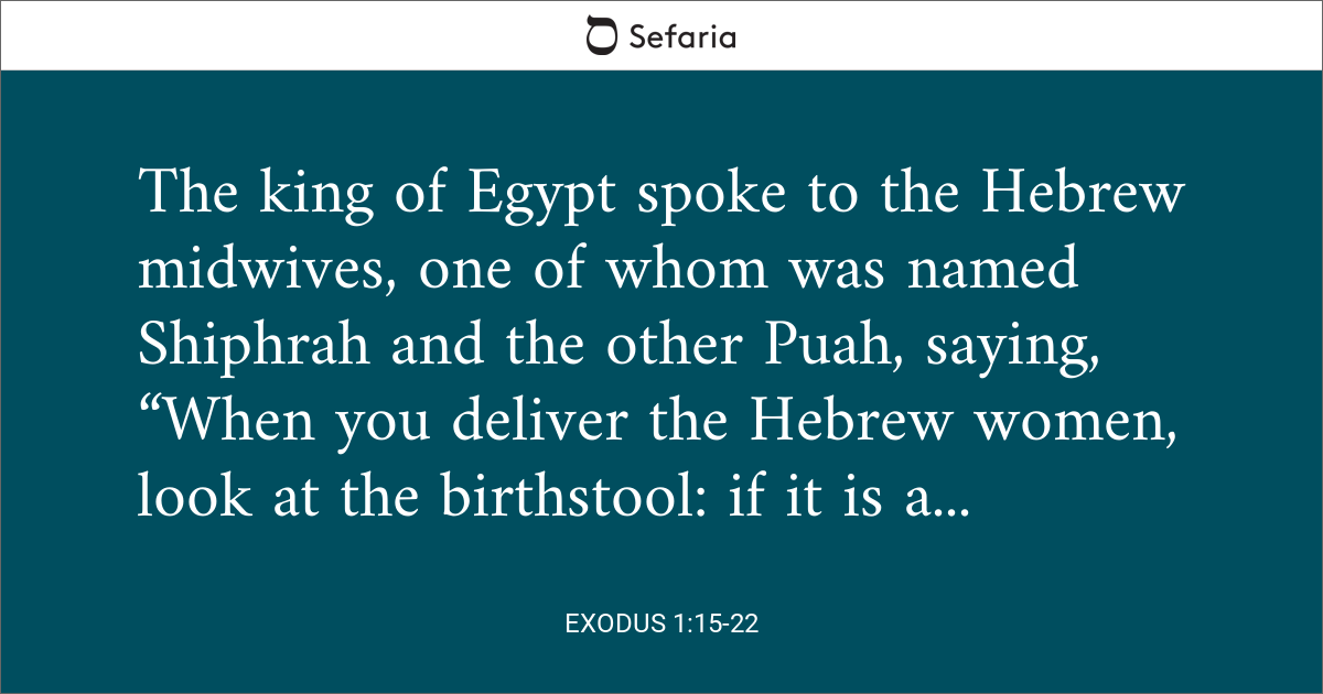 exodus 15 22 meaning