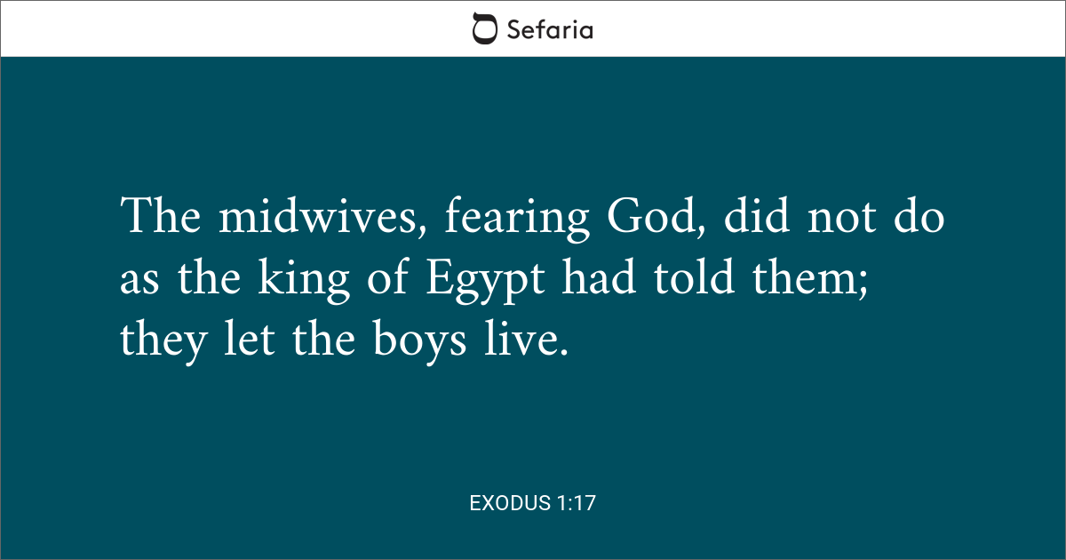 exodus 1 15 17 meaning