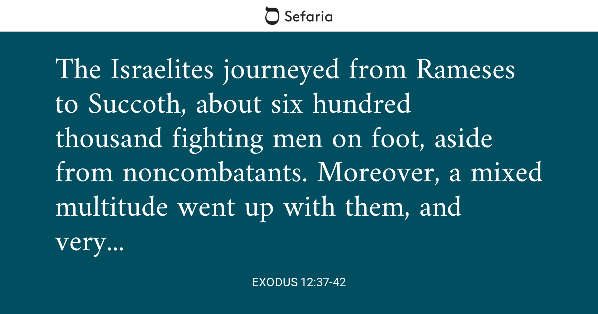 exodus 12 37