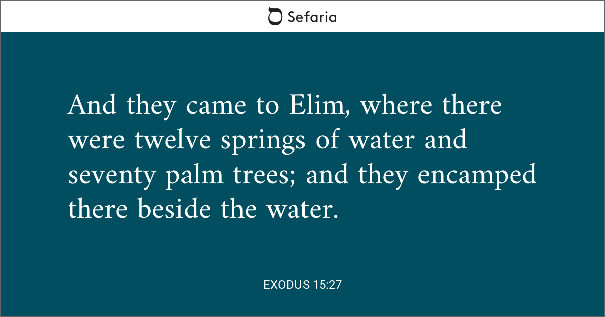 exodus 15 27