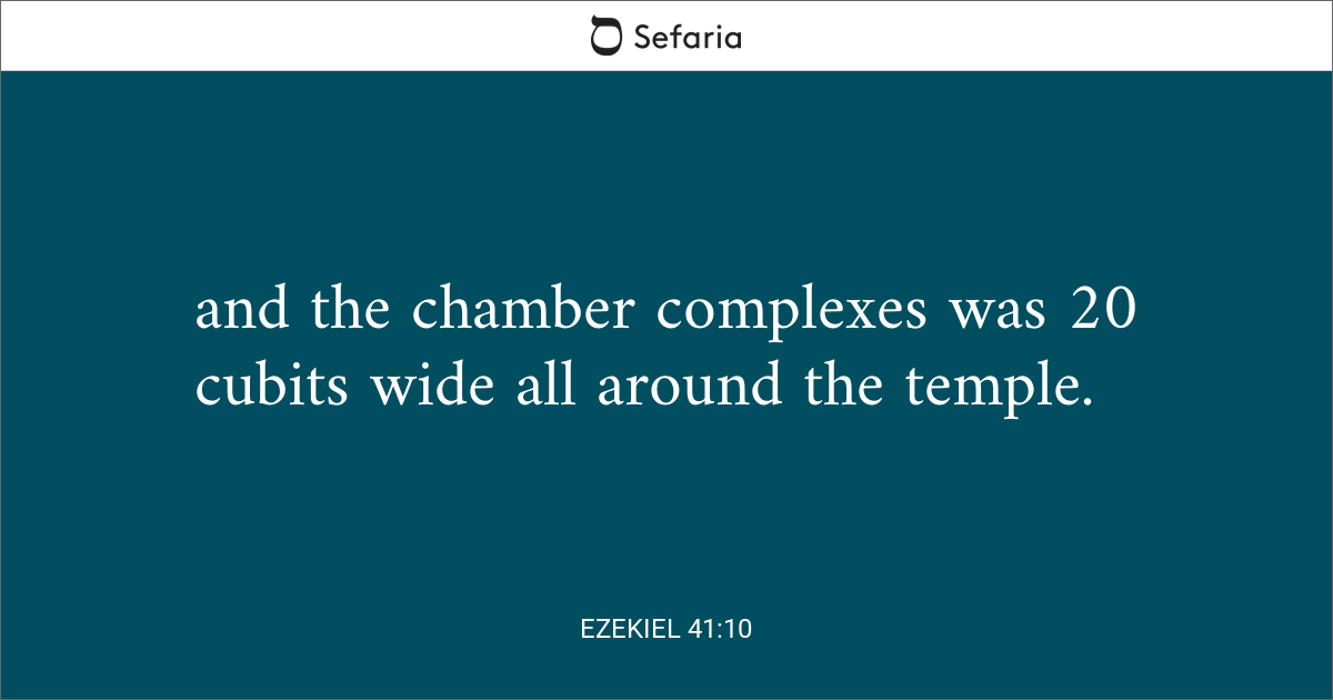 Ezekiel 41:10