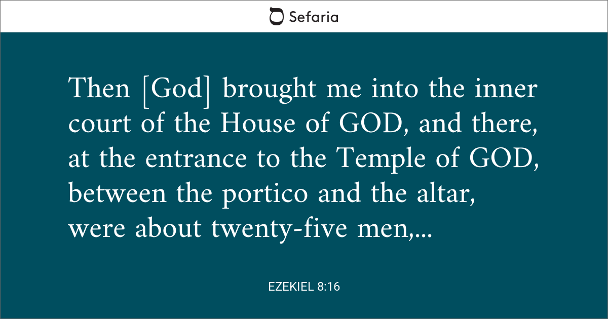 ezekiel 8 16