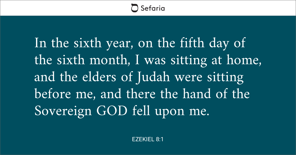 ezekiel 8 1