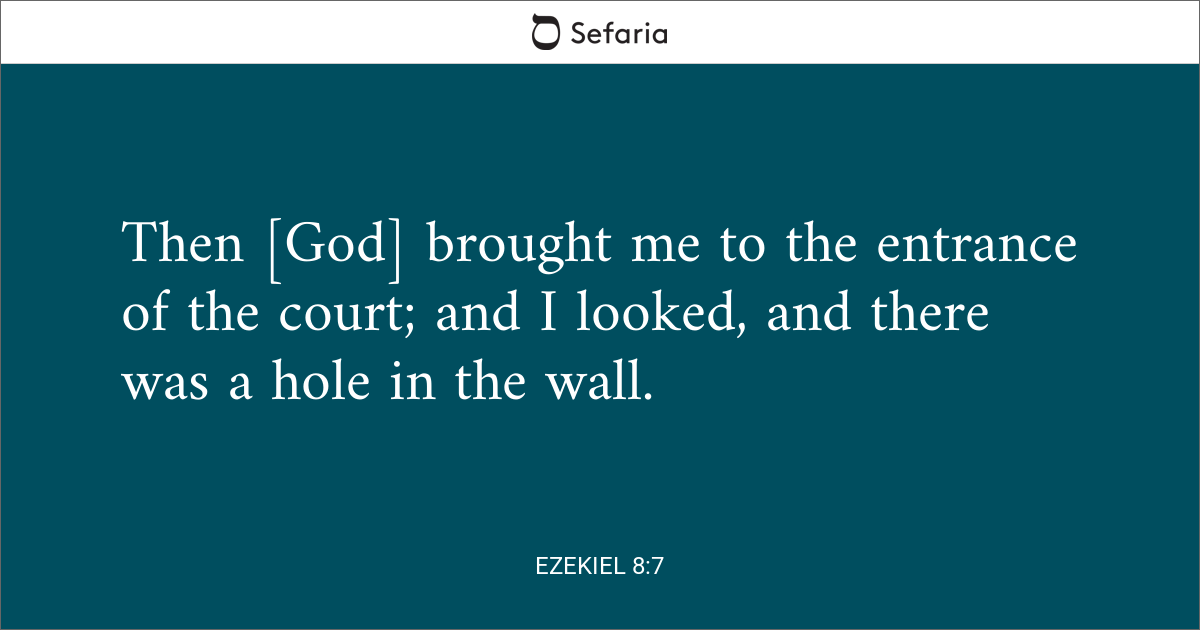 ezekiel 8 commentary