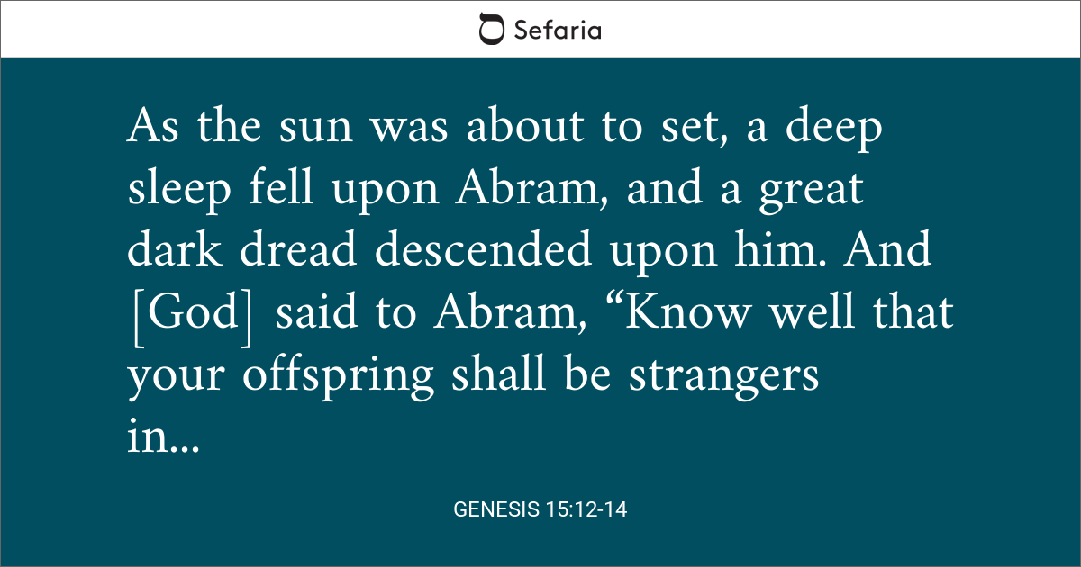 genesis 15 12-14