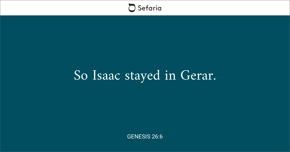 Genesis 26:6