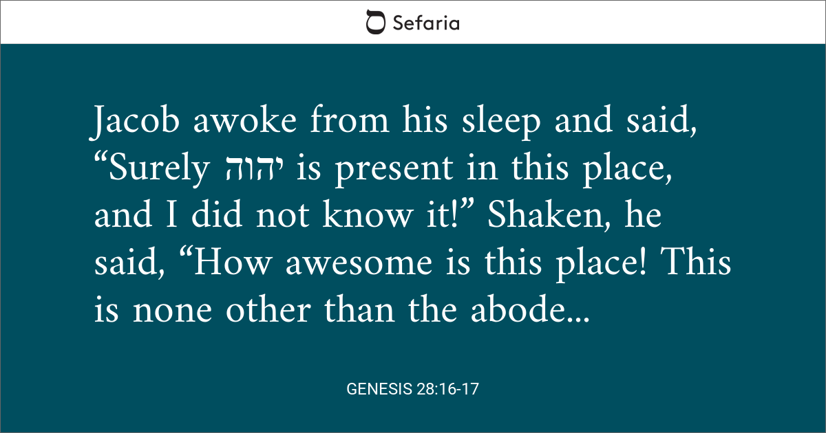 genesis 28 15 16 meaning