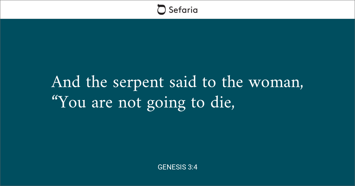 genesis 3 4 hebrew