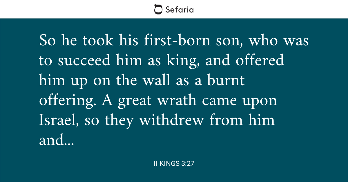 2 kings 3 27 esv