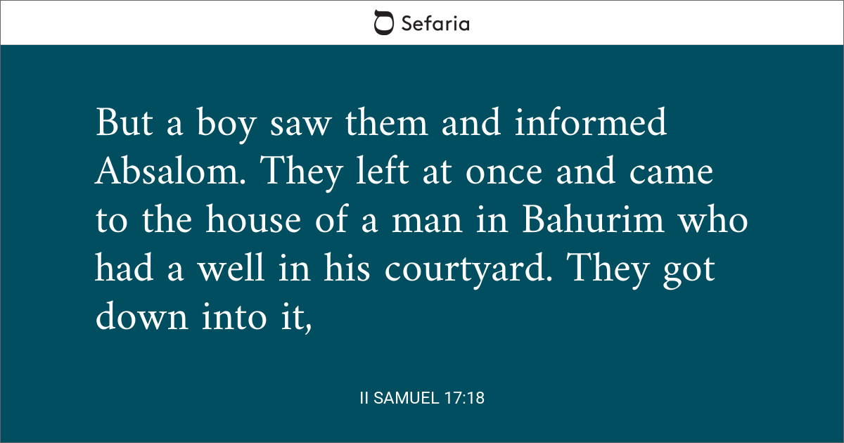 2 samuel 18 9-17