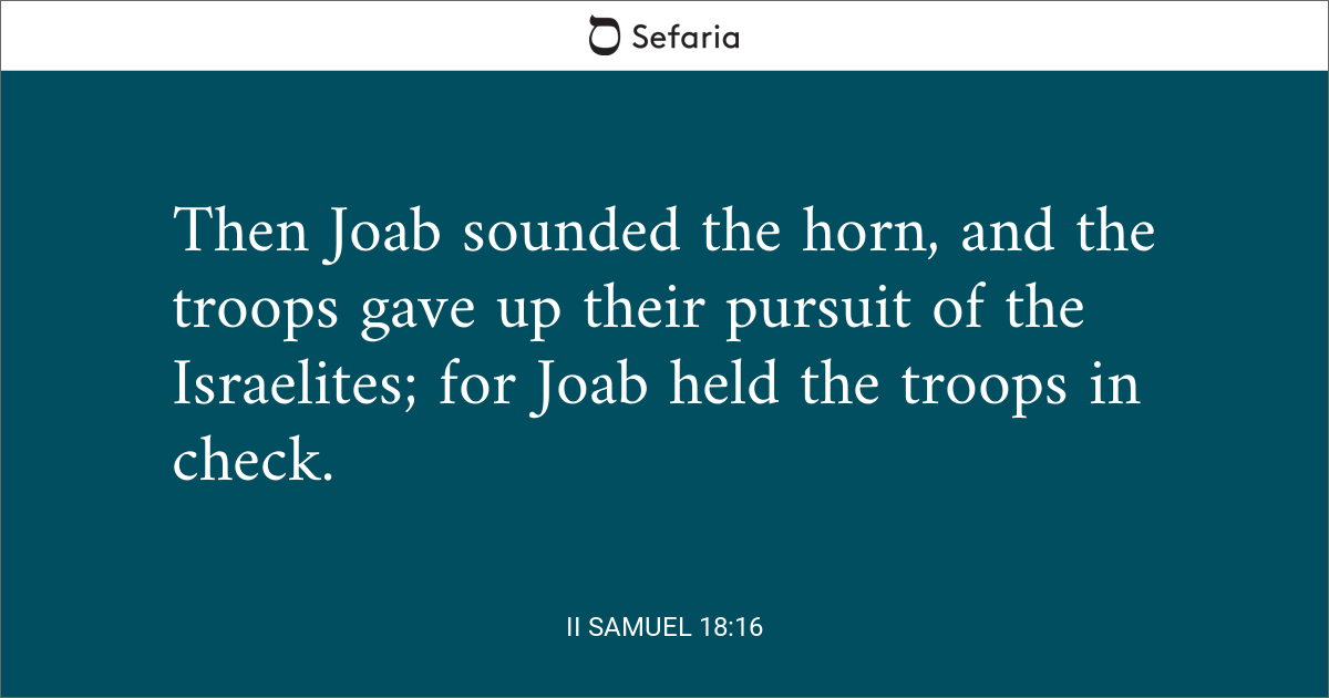 2nd samuel 6 18