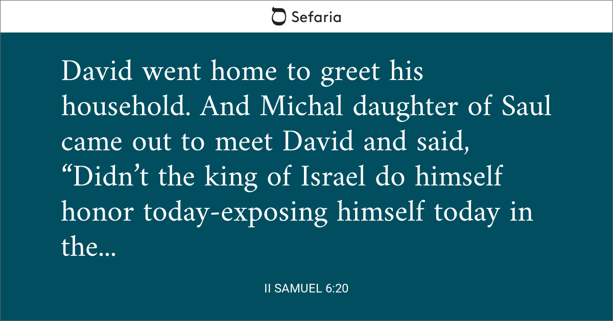 samuel 6 20