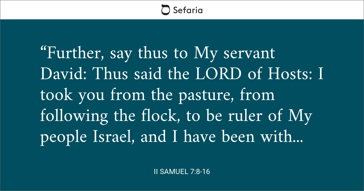 2 samuel 7 8 16 sermon