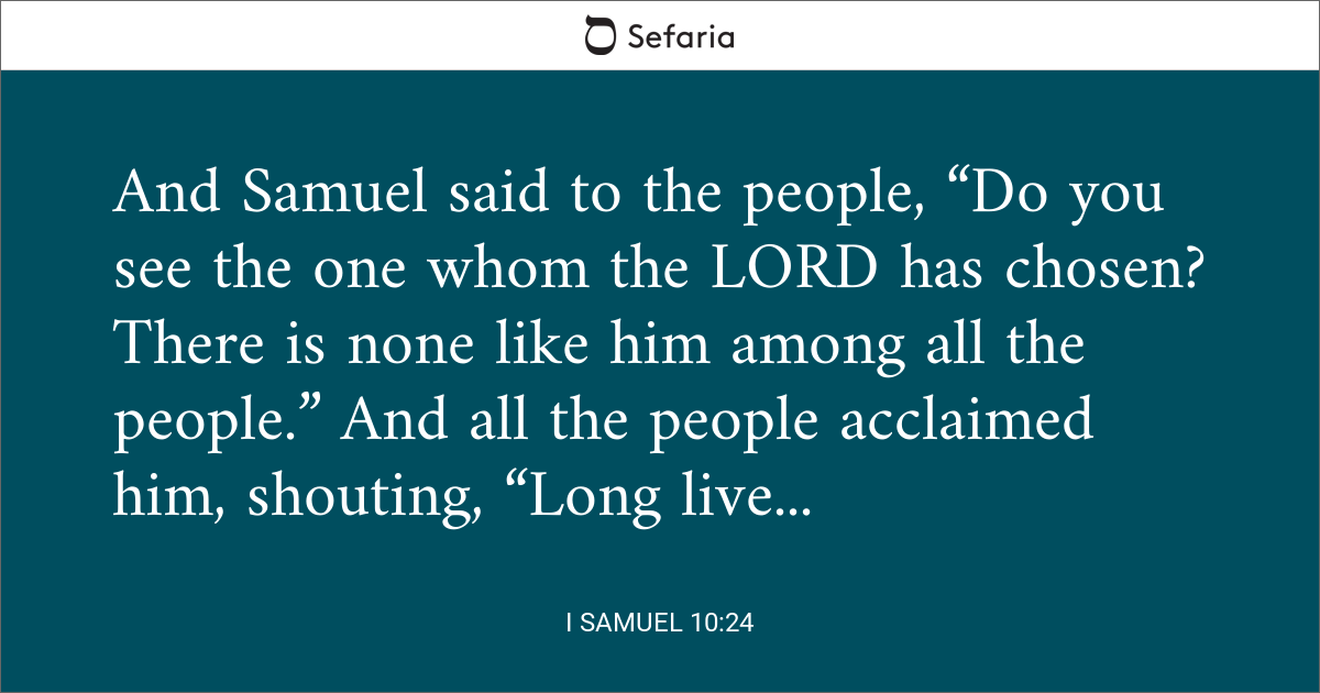 1 samuel 24 10 meaning