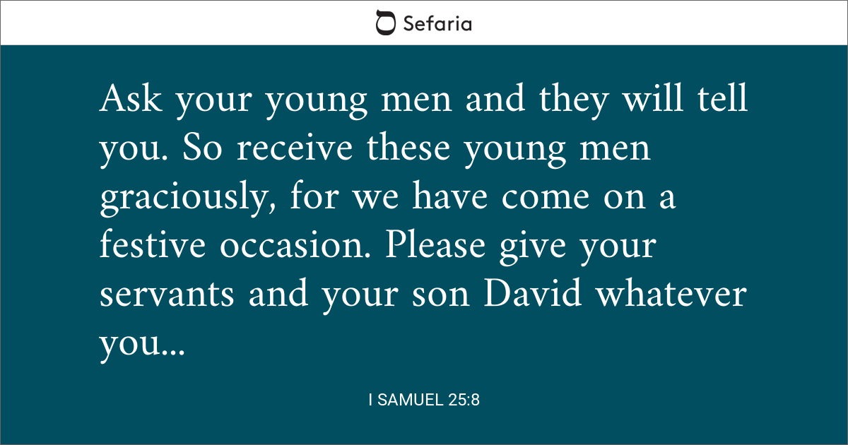 1 samuel 8 25