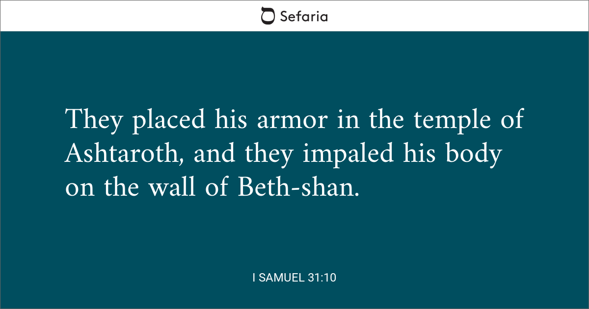 1 samuel 10 31