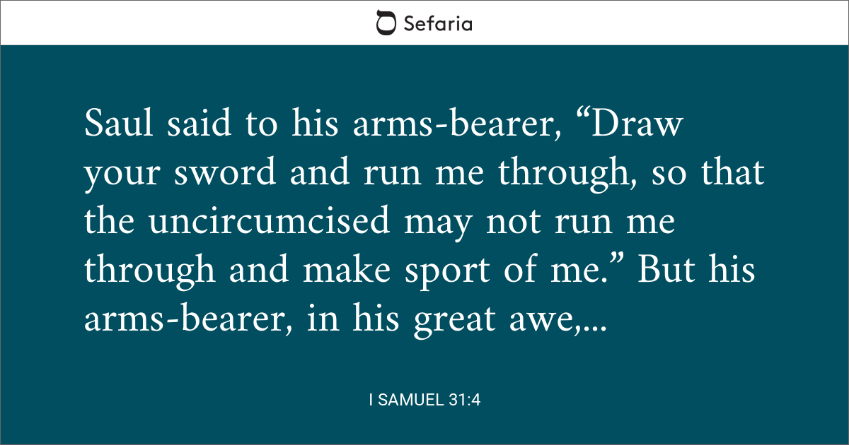 samuel 31 4