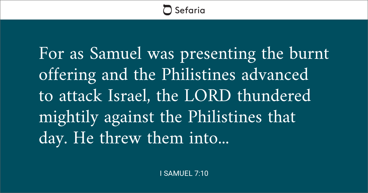 1 samuel 7 10