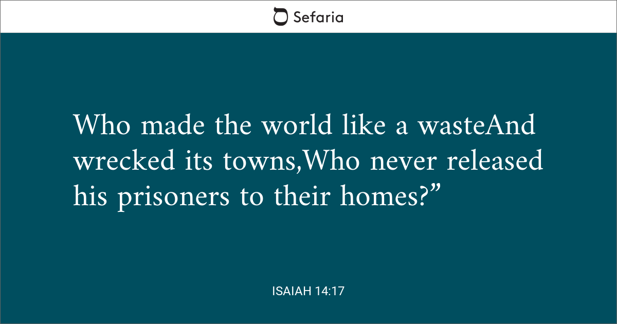 isaiah 17 10 - 14