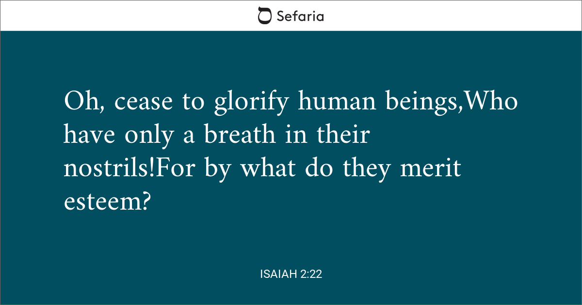 isaiah 2 6 22 commentary