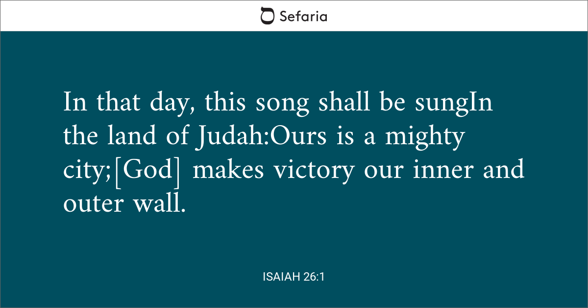 isaiah 26 1 9 meaning