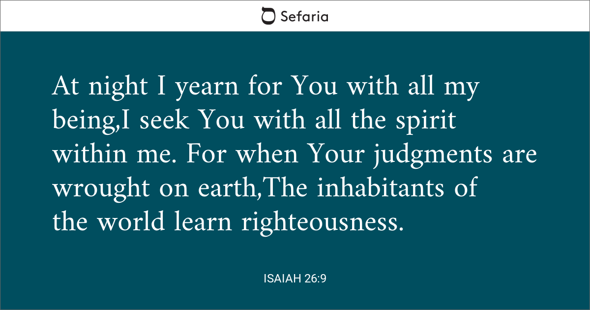 isaiah 26 9