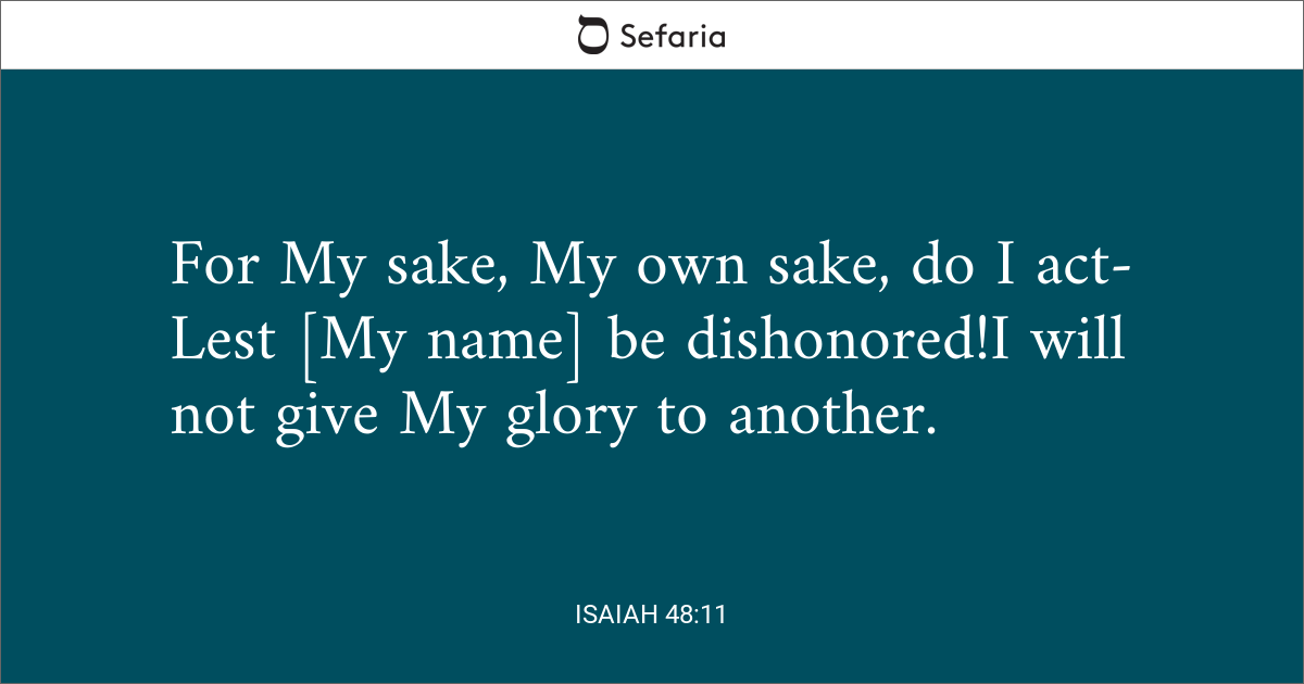 isaiah 48 1 11 nlt