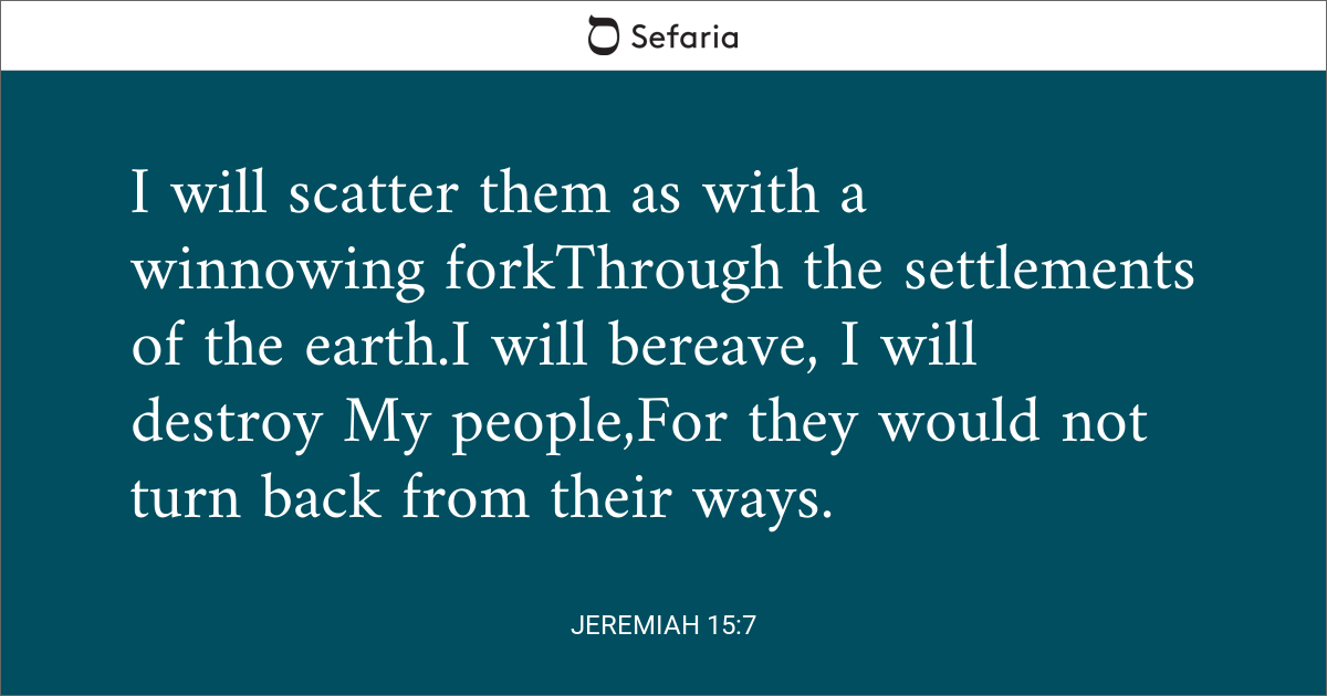 jeremiah 15 7-8