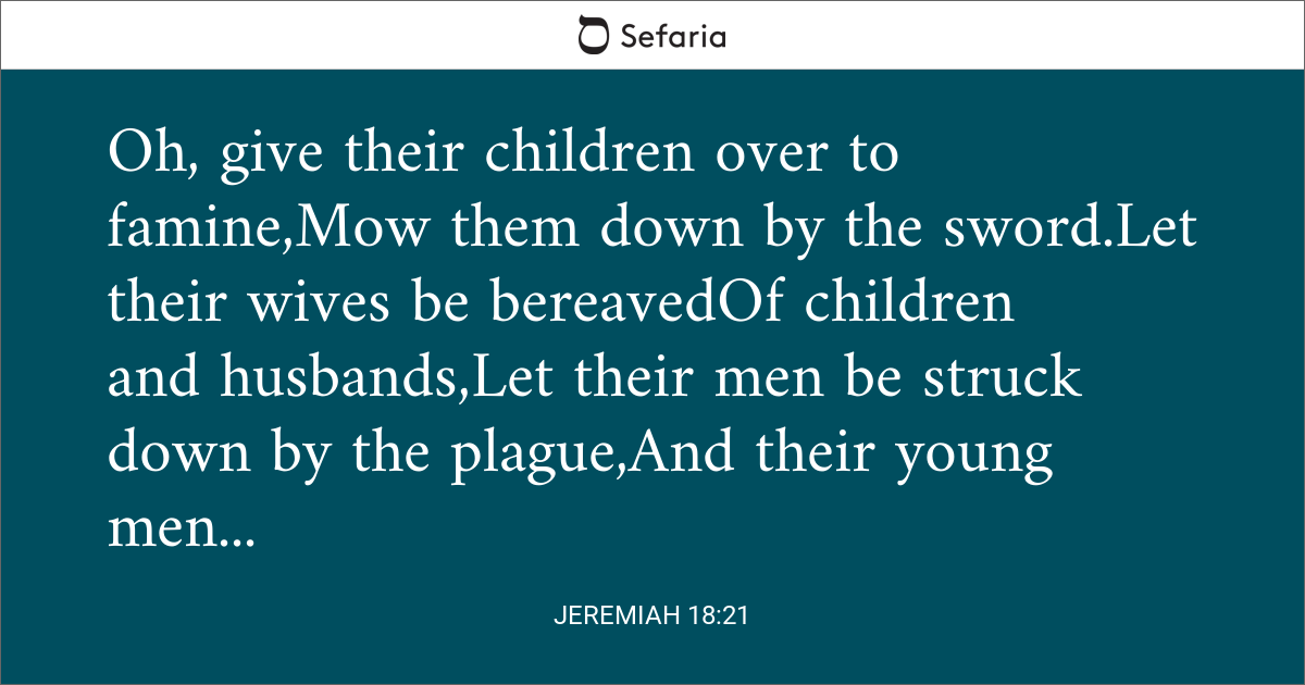 jeremiah 15 18-21 meaning